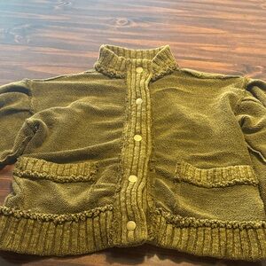 Free People Cute in this Cardi Fir Green